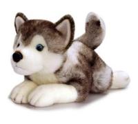 KEEL TOYS - 65871 - PELUCHE - CHIEN - HUSKY - 35 CM G