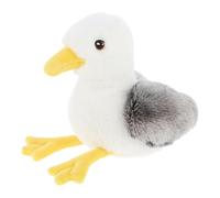 Keel Toys KEELECO - Peluche 100% recy Jouet écologique pour Enfant - Peluche Mouette 25cm - SE2094, Gris