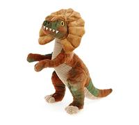 Keel Toys KEELECO - Peluche 100% recyclée - Jouet écologique pour Enfant - Peluche Dinosaure Diloplosaure 26cm - SE2269