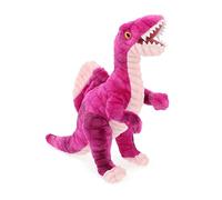 Keel Toys KEELECO - Peluche 100% recyclée - Jouet écologique pour Enfant - Peluche Dinosaure Spinosaure 26cm - SE2267, Rose