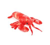 Keel Toys KEELECO - Peluche 100% recyclée - Jouet écologique pour Enfant - Peluche Homard 35cm - SE2117
