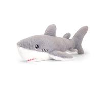 Keel Toys KEELECO - Peluche 100% recyclée - Jouet écologique pour Enfant - Peluche Requin 25cm - SE1013