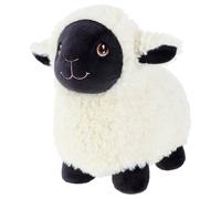 Keel Toys Keeleco Peluche Debout Mouton Chèvre Noir 18cm