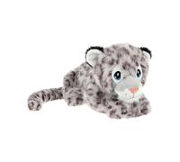 Keel Toys KEELECO - Peluche Léopard des Neiges 45cm - Grand Doudou Écologique et Doux - 100% Matières Recyclées - Jouet Durable pour Enfant - Cadeau Original - Animal Sauvage en Peluche