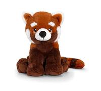 Keel Toys - KEELECO - Peluche Panda Roux 18cm, SE6566, Marron/Blanc