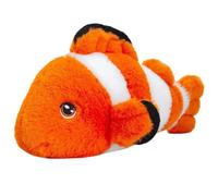 Keel Toys KEELECO - Peluche Poisson Clown 33cm - SE1017, Orange, Blanc