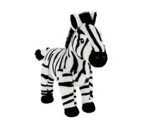 Keel Toys Keeleco Zèbre 25cm Peluche - 100% câlin - 100% recyclé, respectueux de l'environnement, cadeau de naissance, réaliste - Compagnon de jeu doux et douillet pour enfants
