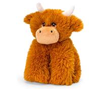 Keel Toys Keeleco Vache Highland 25cm Peluche Douce Écologique