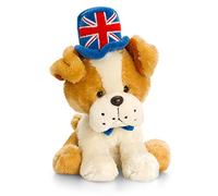 Keel Toys Peluche Bud Union Jack Bouledogue Pipp The Bear and Friends 14 cm
