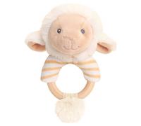 Keeleco Agneau Lullaby Anneau Hochet 14cm Jouet Bébé Peluche Douce