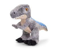 KEELECO - Peluche 100% recyclée - Jouet écologique pour Enfant - Dinosaure Vélociraptor 38 cm - SE1483