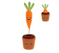 KEELECO - Peluche Carotte Surprise 25 cm en Polyester Recyclé | Matière recy 25 cm, Carotte surprise