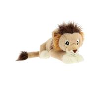 KEELECO - Peluche Lion 45cm - Doudou Doux et Écologique pour Enfant - 100% Matières Recyclées - Jouet Durable - Cadeau Original Roi de la Savane - Peluche Animale Sauvage