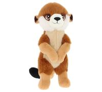 Keeleco Peluche Suricate, Peluche 100% recy Jouet écologique pour Enfant, Fabriquée à 100% avec des Matériaux Recyclés, 30 cm