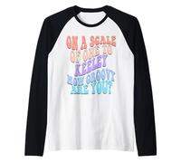 Keeley Cute Retro Girls Groovy Keeley Personalized Name Manche Raglan