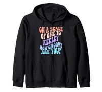 Keeley Cute Retro Girls Groovy Keeley Personalized Name Sweat à Capuche