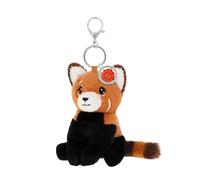 KEELTOYS - Porte-clés Peluche Panda Roux 12cm - Peluche 100% recyclée - Jouet écologique Keeleco pour Enfant