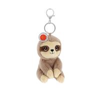KEELTOYS - Porte-clés Peluche Paresseux 12cm - Peluche 100% recyclée - Jouet écologique Keeleco pour Enfant