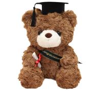 KEELYY Ours en Peluche pour Remise des diplômes, Ours en Peluche avec diplôme et Chapeau de Docteur, Cadeau pour Remise des diplômes Ours, Cadeau de diplôme de bachelier,Cadeau d'examen réussi