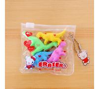 Keen Brook-Gomme À Crayon Kawaii En Caoutchouc,Fournitures Scolaires Et De Bureau,Cadeau Pour Enfants,Gâteau Aux Fruits,Joli Dinosaure,1 Sac - Type Dinosaur