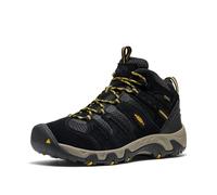 KEEN Headout Bottes de randonnée imperméables tout terrain pour homme, Noir/citron curry, 45 EU