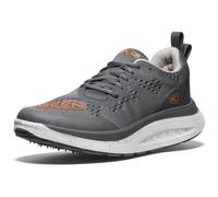 Keen Men's WK400 Steel Grey/Scarlet Ibis Walking Shoes 1027470 (US)