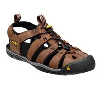 KEEN Sandales Homme Clearwater CNX Cuir Marron Taille 46