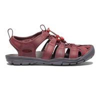 KEEN Sandale femme Clearwater CNX Leather – Cuir – Wine Red Dahlia – 39,5 EU