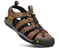 Keen Clearwater CNX Leather Hommes Sandales 9.5 Brun