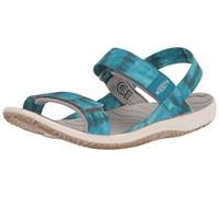 KEEN Elle Backstrap Sandales Bride arrière, Sea Moss/Fjord Blue, 34 EU