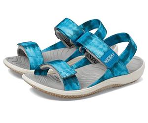 KEEN Elle Backstrap, Sandale, Sea Moss/Fjord Blue,