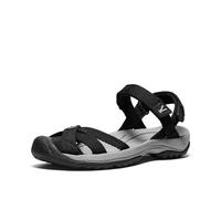Keen Femme Bali Strap Closed Toe Breathable Adjustable Comfortable Quick Dry Sandales, Noir/Alliage, 35.5 EU