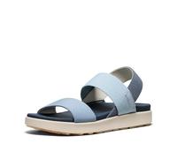 KEEN Femme Elle Backstrap Sandales compensées, Faded Denim/Skyway, 36 EU