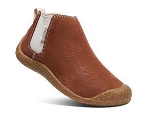 KEEN Femme Mosey Chelsea Leather Botte, Tortoise Shell/Birch, 38.5 EU