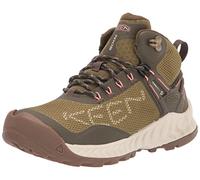 KEEN Femme NXIS Evo Mid Waterproof Botte de randonée, Olive Drab/Birch, 39.5 EU
