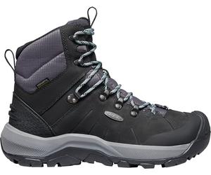 KEEN Femme Revel 4 Mid Polar Botte de Neige, Black/Harbor Gray, 38 EU