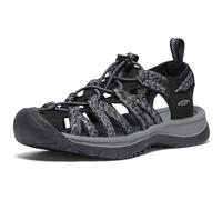 KEEN Femme Whisper Sandale, Black/Steel Grey, 39.5 EU