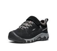 KEEN Garçon Unisex Kinder Targhee 4 Low Waterproof Chaussures de randonnée, Noir Acier Gris, 27 EU