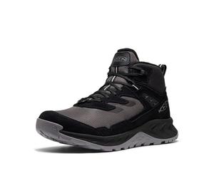 KEEN Hightrail Chaussures de neige imperméables en cuir isolé pour homme, Noir/gris acier, 40.5 EU