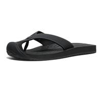 KEEN Homme Barbados Sandales Respirantes et Confortables avec Protection des Orteils Tongs, Noir et Gris Acier, 43 EU