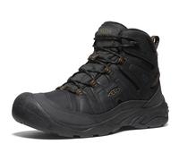 KEEN Homme Circadia Mid Waterproof Botte de randonnée, Black/Curry, 43 EU