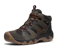 KEEN Homme Headout Mid Waterproof Bottes de randonnée, Orange fossile Olive Noire, 42.5 EU
