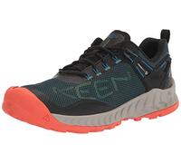 KEEN Homme NXIS Evo Waterproof Chaussure de randonnée, Sea Moss/Scarlet Ibis, 42 EU