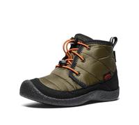 KEEN Howser 2 Chukka Waterproof Bottes, Dark Olive/Gold Flame, 27 EU