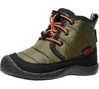 KEEN Howser 2 Chukka Waterproof Bottes, Dark Olive/Gold Flame, 29 EU