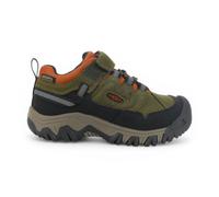 Keen Little Kids Targhee IV Dark Olive/Gold Flame WP Shoes 1029614 (US)