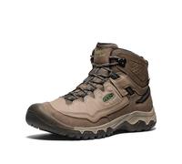 KEEN Men's Targhee 4 Mid Height Durable Comfortable Waterproof Hiking Boots, Brindle/Canteen, 7