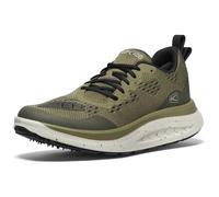 KEEN Men's WK400 Performance Breathable Walking Shoes, Martini Olive/Black, 10.5