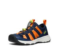 KEEN Mixte Enfant Motozoa Sneaker, Naval Academy Bright Marigold, 31 EU