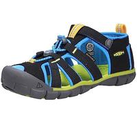 KEEN Mixte Enfant Seacamp Ii Cnx Sandals, Black Brilliant Blue, 24 EU